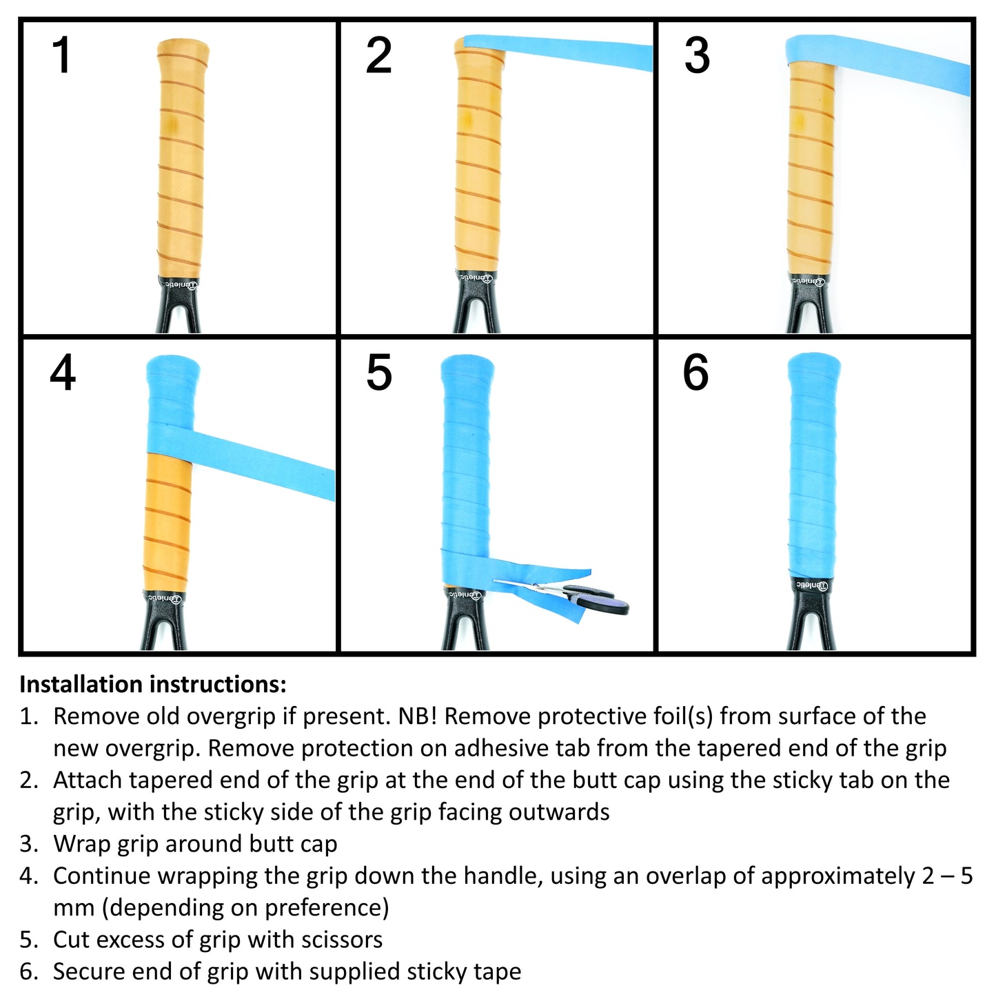 Tenletic Comfort Racket Overgrip Tape