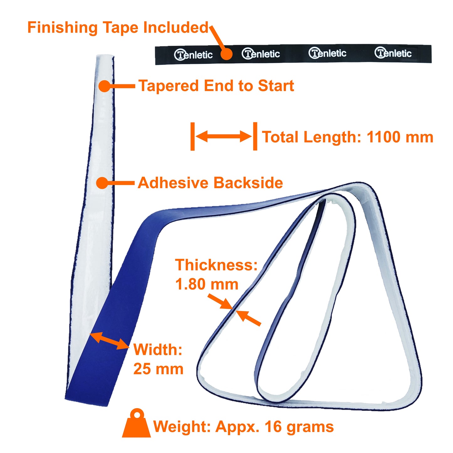Tenletic Original PU Replacement Racket Grip Tape